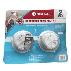 first alert smoke detector carbon monoxide combo 2‎ pack